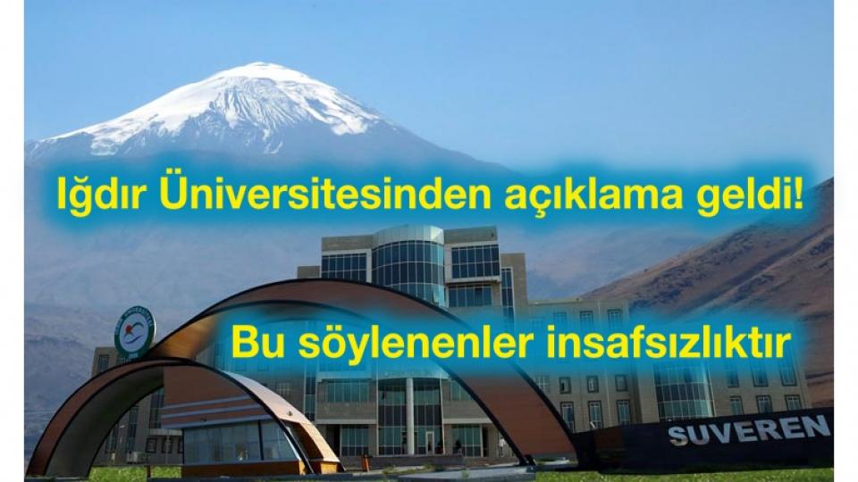 Iğdır Üniversitesinden Matem Orucu Açıklaması