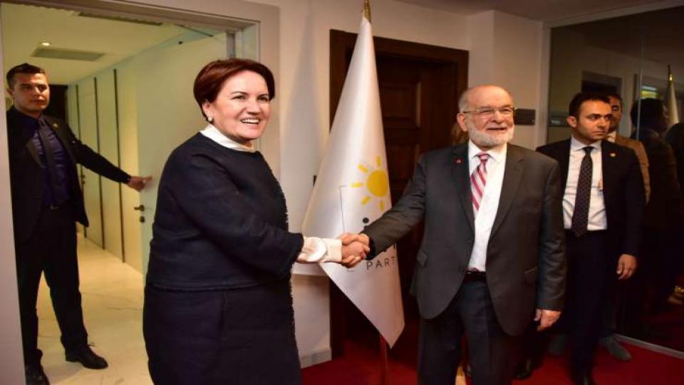 Akşener’in mesajı: Her türlü seçenekte mutlaka Saadet Partisi’ni ararız