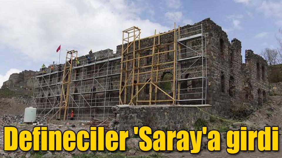 Kars'ta defineciler 'Saray'a girdi