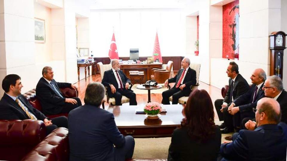 Saadet Partisi- CHP ittifakı görüştü
