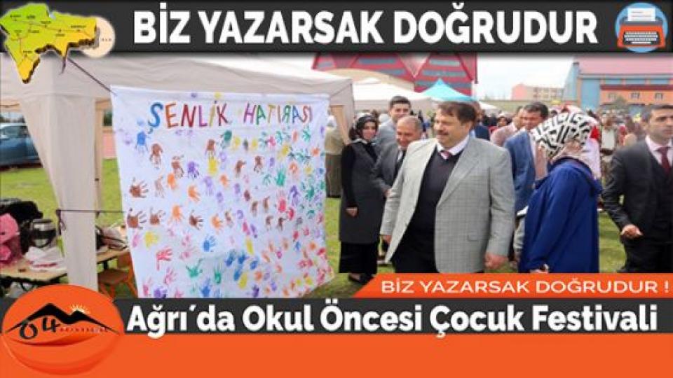 Ağrı´da Okul Öncesi Çocuk Festivali