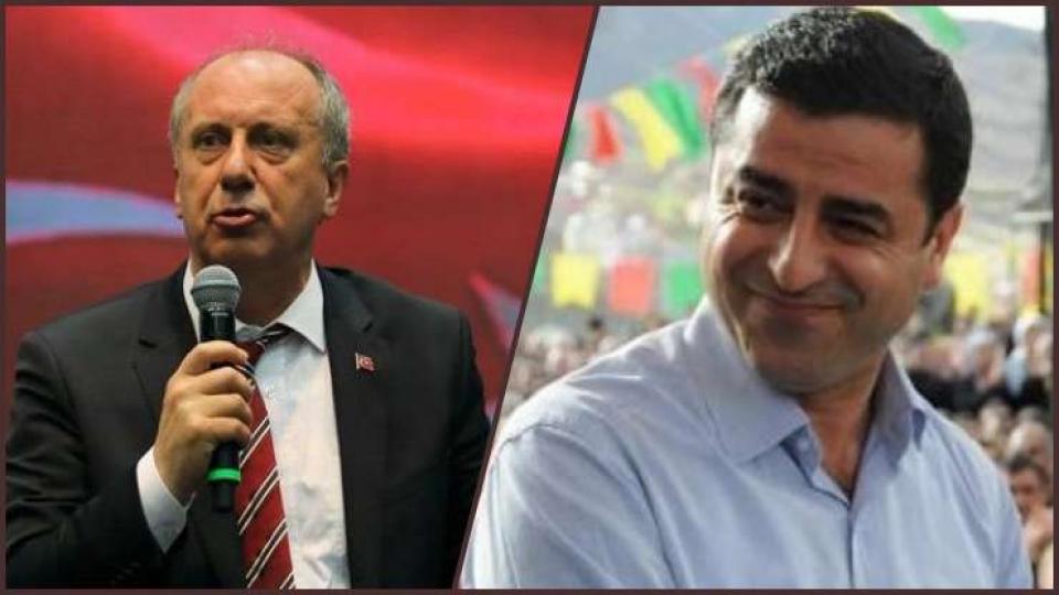 Demirtaş’ın teklifini İnce aktardı: Adaylar sırayla bir hafta hapis yatsın