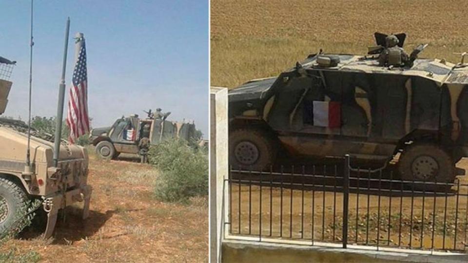 Fransa'nın Menbic'deki askerleri ilk kez görüntülendi