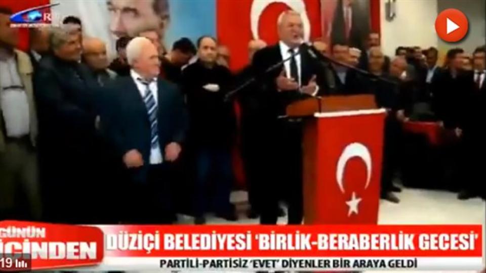 AKP’li başkandan hakaret: ‘Hayır’ diyen şerefsizdir