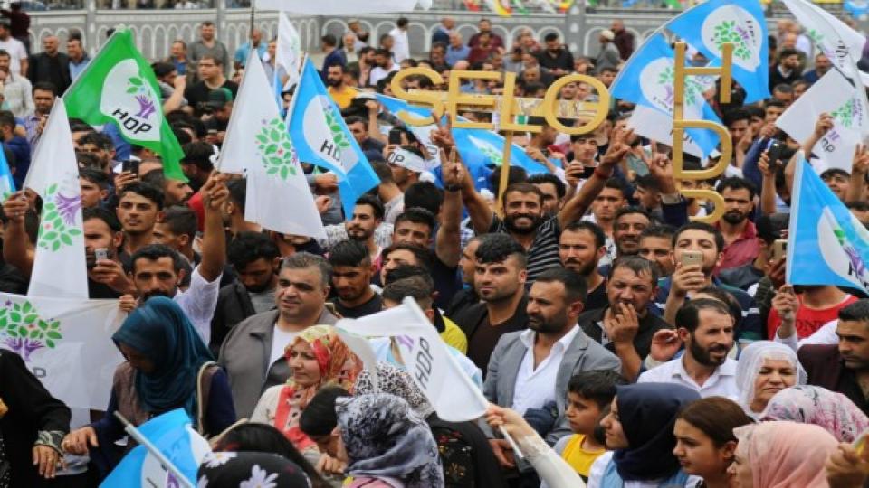 HDP Doğubayazıtta Miting Düzenledi