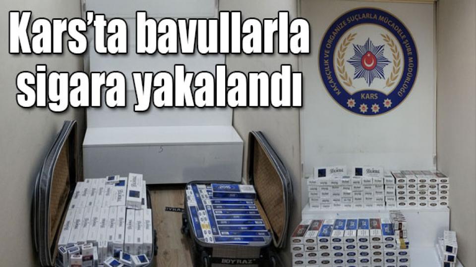 Kars’ta 2 bin 780 paket kaçak sigara yakalandı