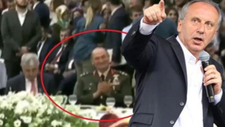 Muharrem İnce'den 'alkışlayan' komutana: Apoletlerini sökeceğim