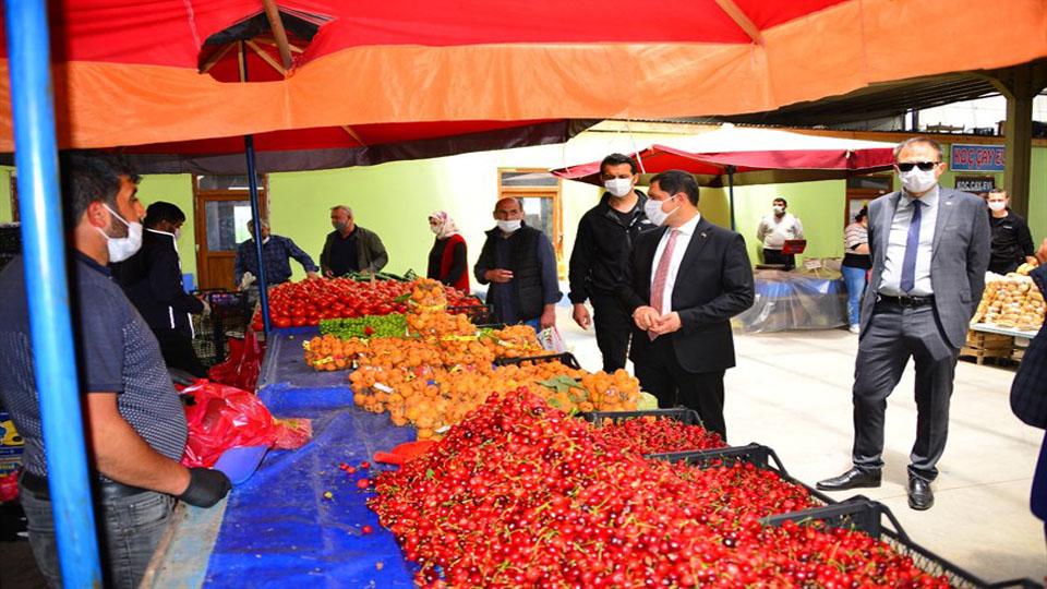 Ardahan Valisi Mustafa Masatlı’dan halk pazarı denetimi