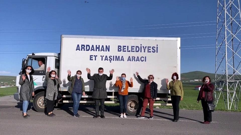 Ardahan ve  İzmir arası et sevkiyatı başladı