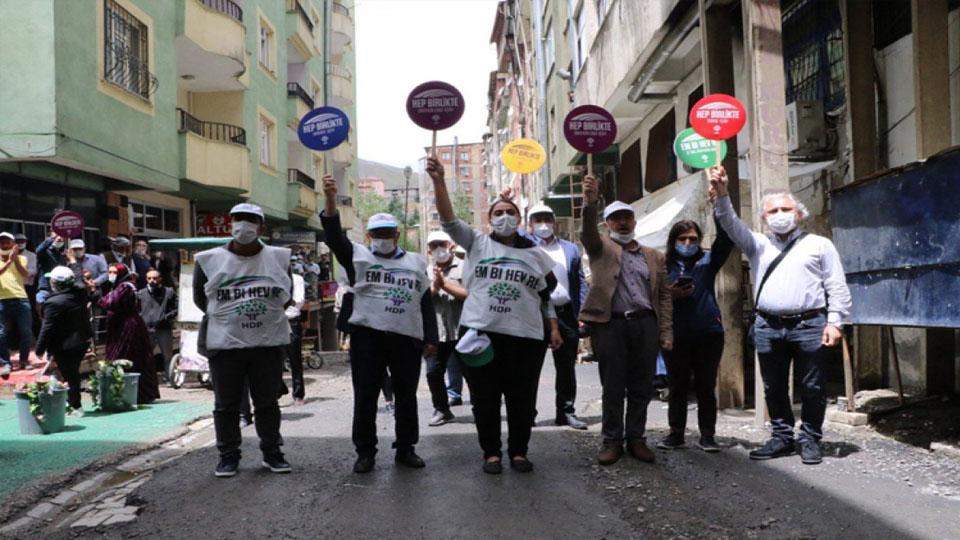 HDP'nin Demokrasi Yürüyüşüne polis engeli