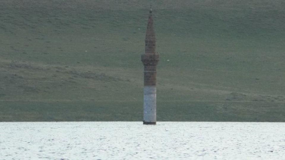 Kars eski Çamçavuş köyü tekrardan sular altında kaldı