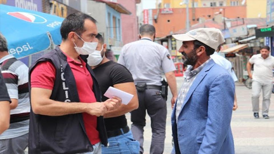 Ağrı’da maske denetimi