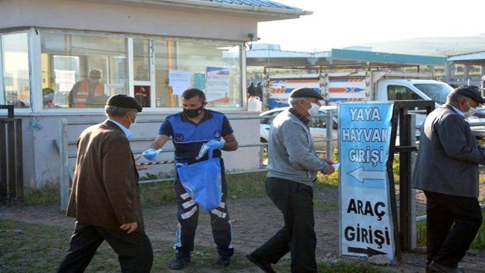 Ardahan canlı hayvan pazarı tekrardan açıldı