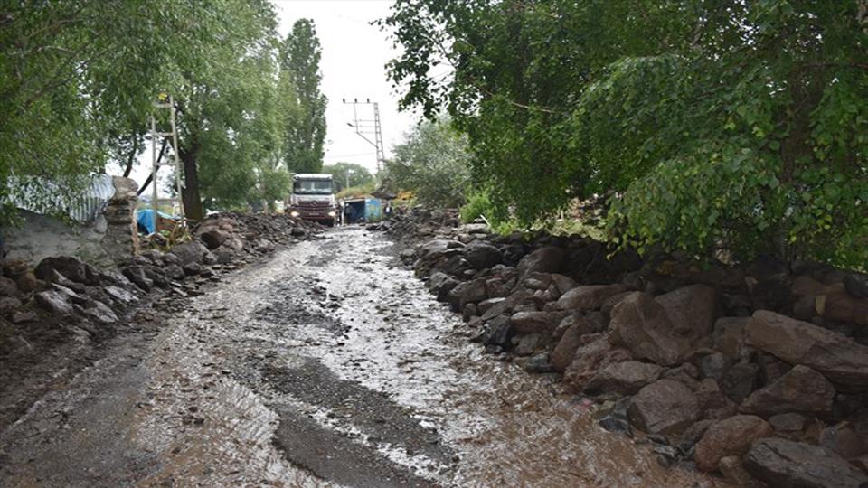 Kars'ta selin yarattığı hasar ortaya çıktı