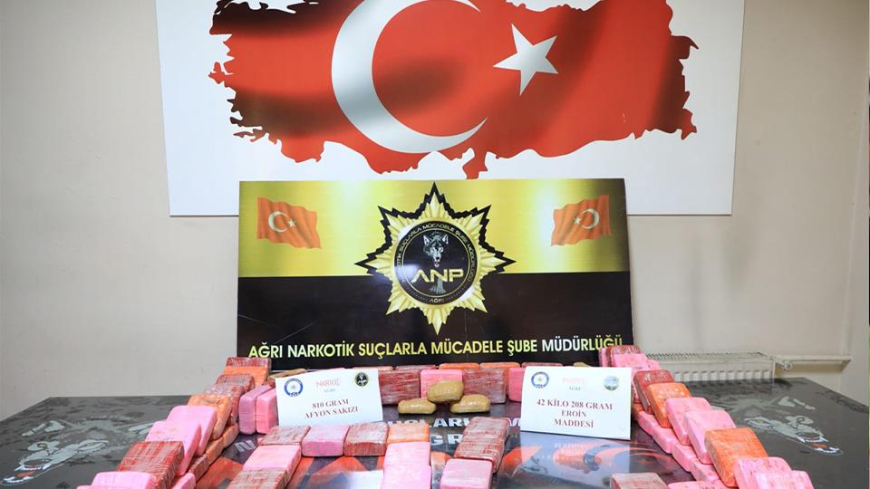 Ağrı’da uyuşturucu operasyonu