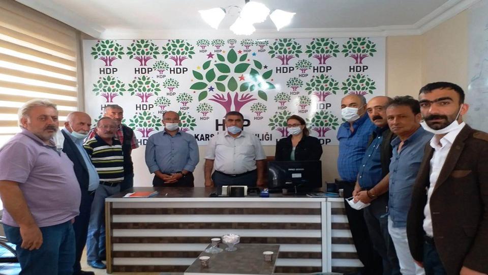 CHP Heyeti, HDP İl Başkanlığını ziyaret etti