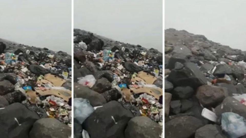 4200 metrelik zirvede çöp temizliği