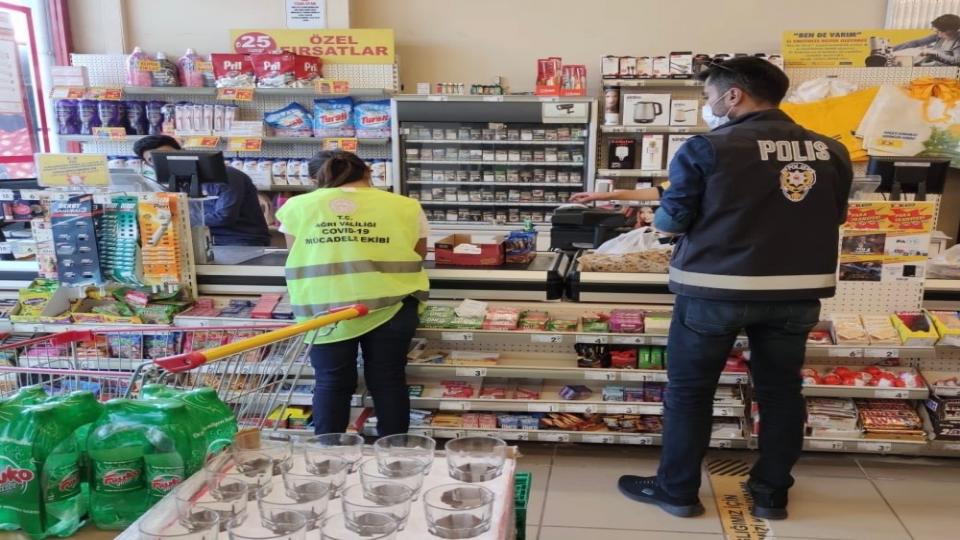 Ağrı’da 7 kişiye toplam 22 bin 50 lira para cezası kesildi