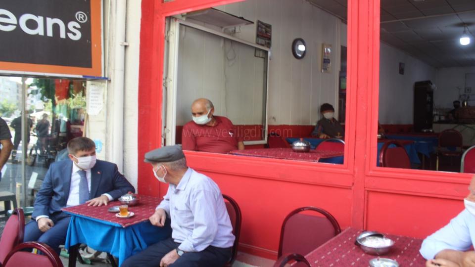 Vali Sarıibrahim’den Koronavirüs denetimi
