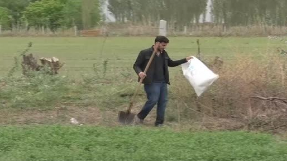 Iğdır' da Kuraklık Vatandaşlar Arazilerini Sulamaya Başladı.