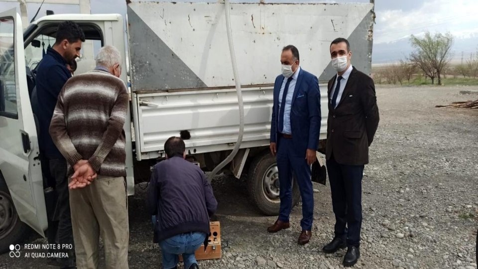 Iğdır'da süt toplama terazileri kontrol edildi