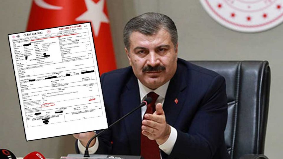 Bakan Koca'dan  ölüm raporuna ilişkin açıklama: Hasta covid ölüsü olarak kayıtlıdır
