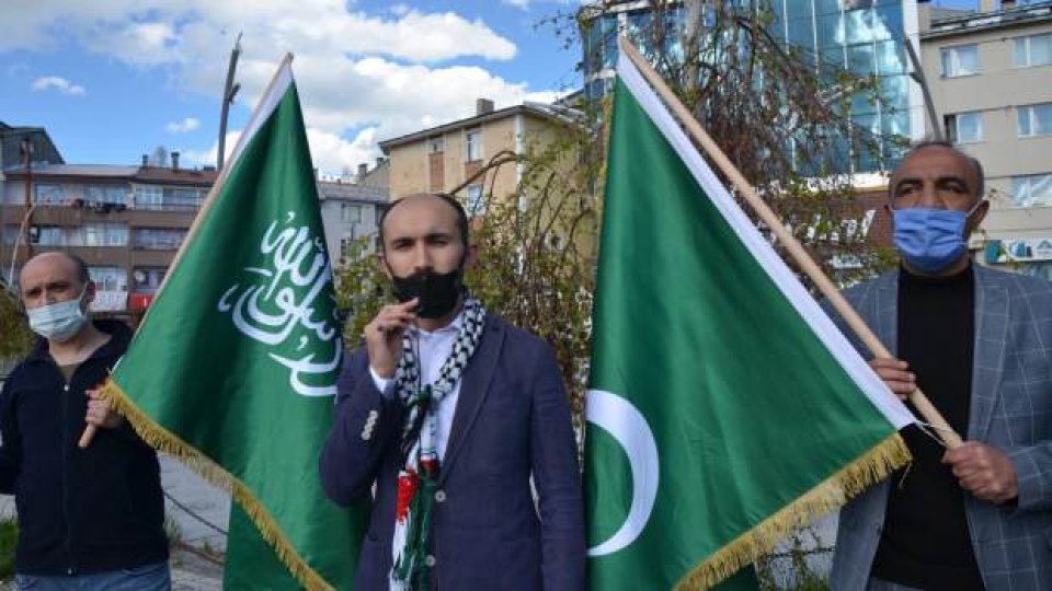 Sarıkamış'tan İsrail'e lanet, Filistin'e destek
