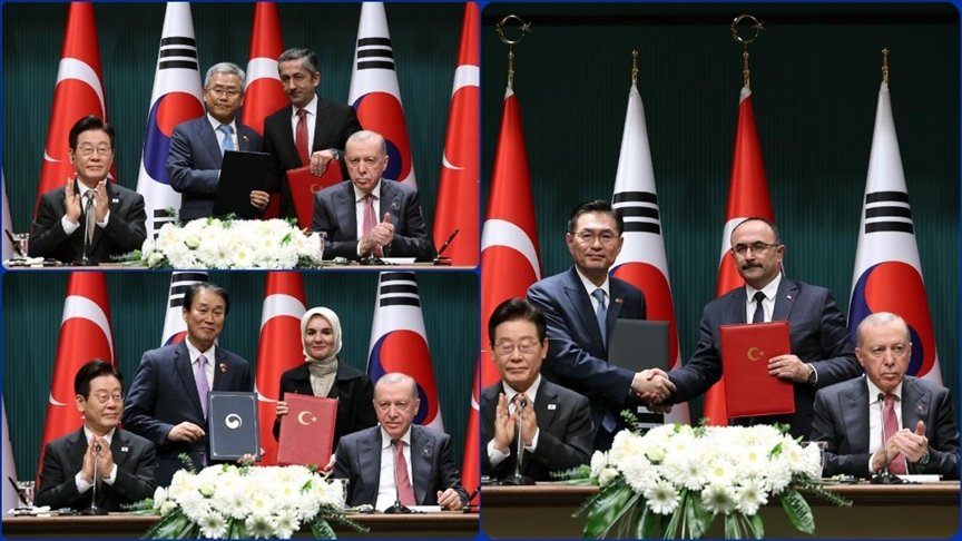 Türkiye ile Güney Kore Arasında 3 Anlaşma İmzalandı