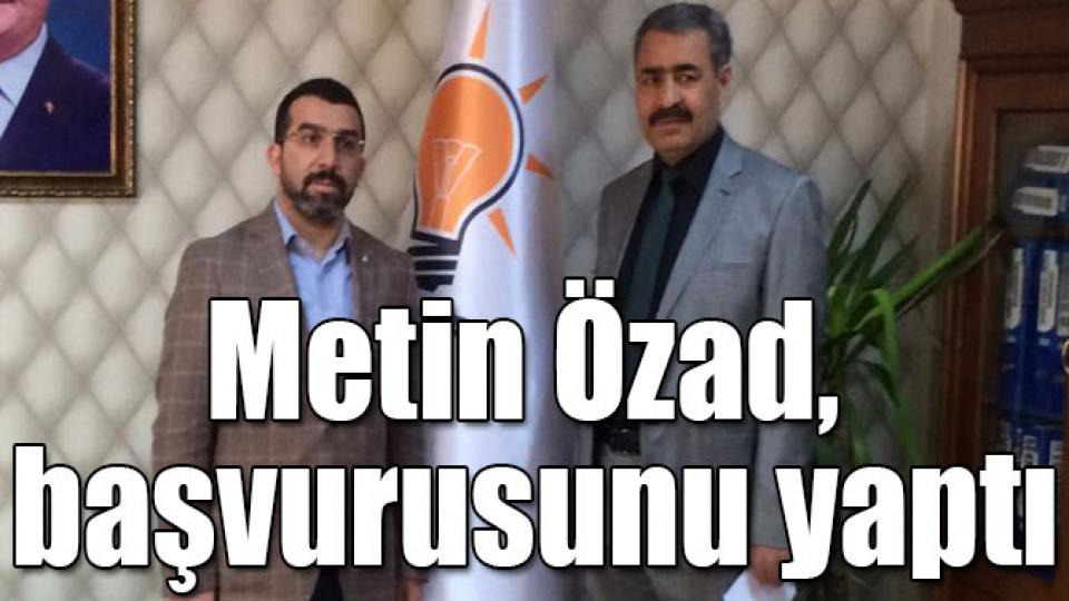 Serhatın Sesi / Serhat Diyarından Haberler / Metin Özad, AK Parti Kars Milletvekili Aday Adayı