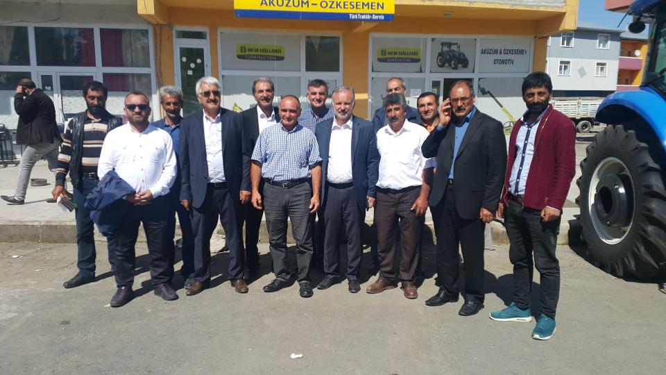 HDP Sözcüsü Kars Milletvekili Ayhan BİLGEN Akyaka ilçesini ziyaret etti. 