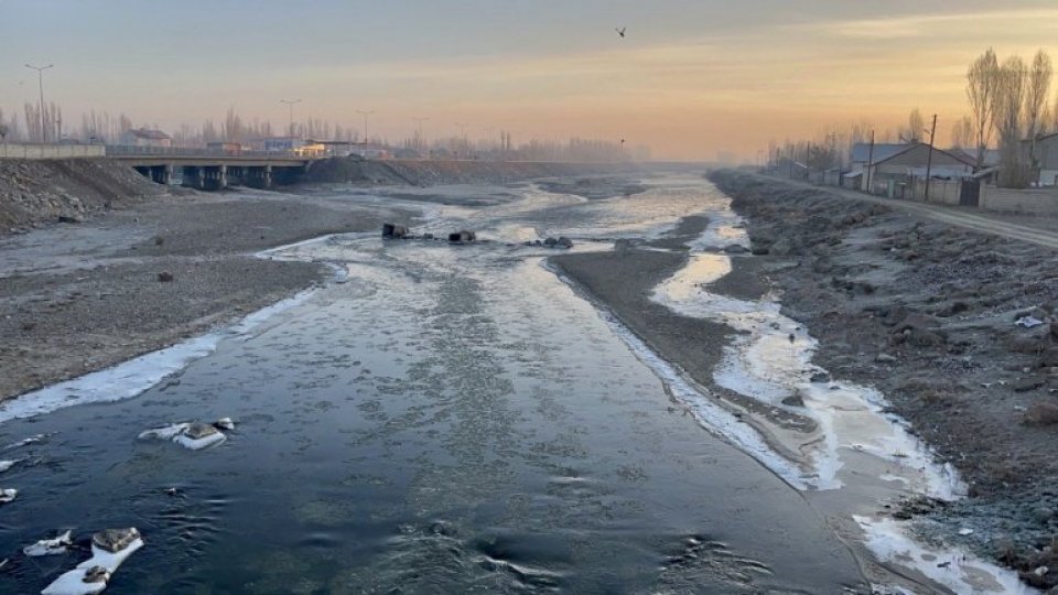 Ağrı'da hava sıcaklığı eksi 6'yı buldu