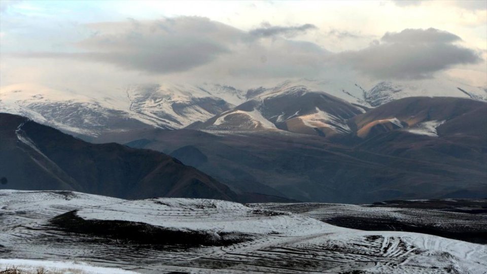 Doğu'da kar henüz şehre inmedi